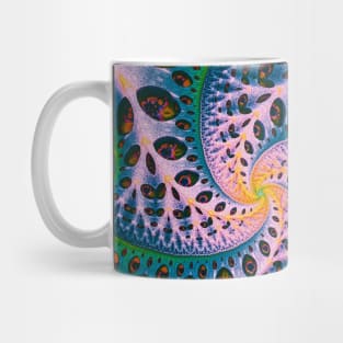 Wild Fiber IV. Colorful Abstract Art Mug